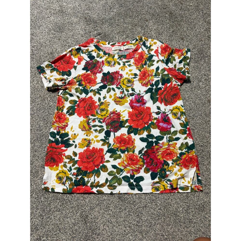 Meadow Rue by Anthropologie womens xs floral shirt